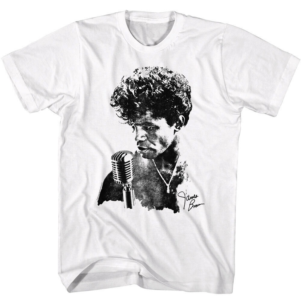 James Brown On The Microphone  T Shirt